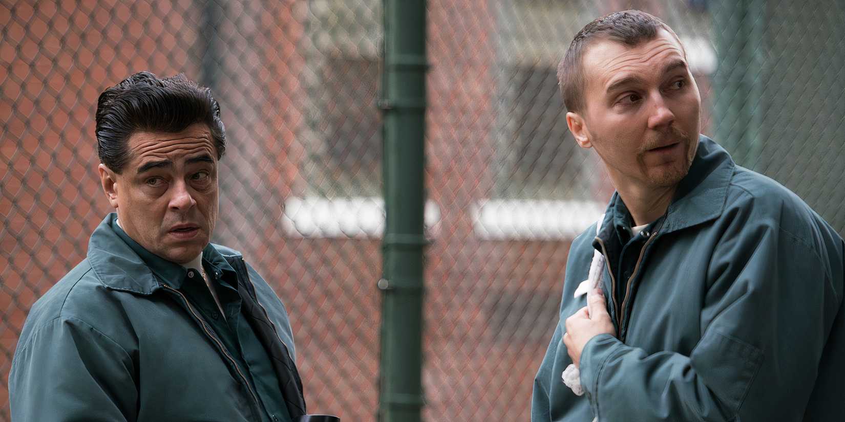 Benecio Del Toro and Paul Dano in Escape At Dannemora