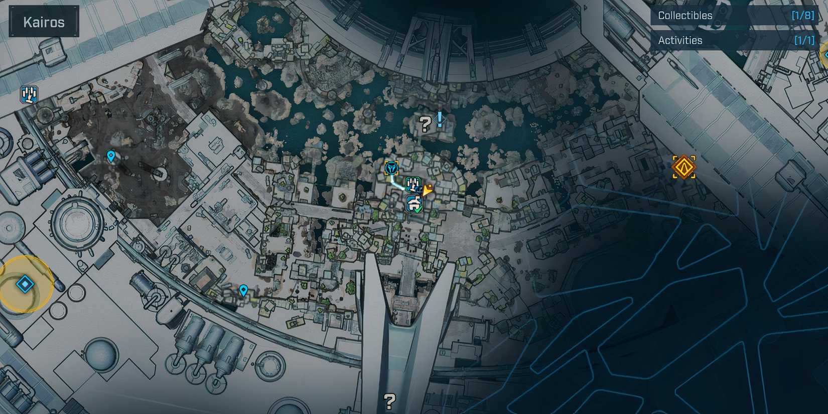 Localização do mapa de evocarium BL4 15