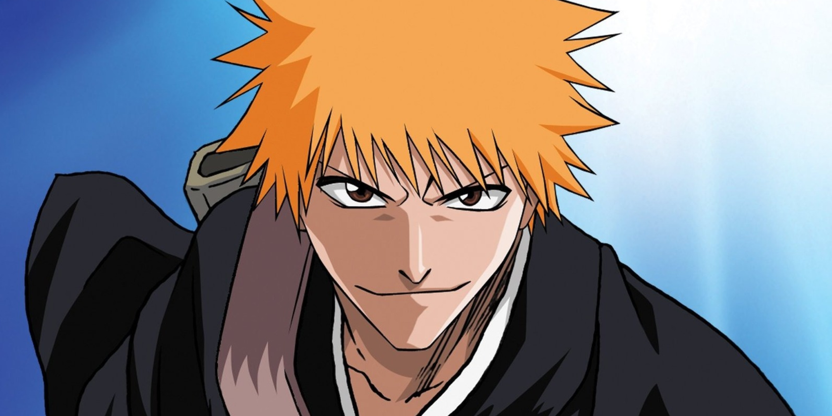 Bleach anime featured image - Ichigo with a smirk on his face