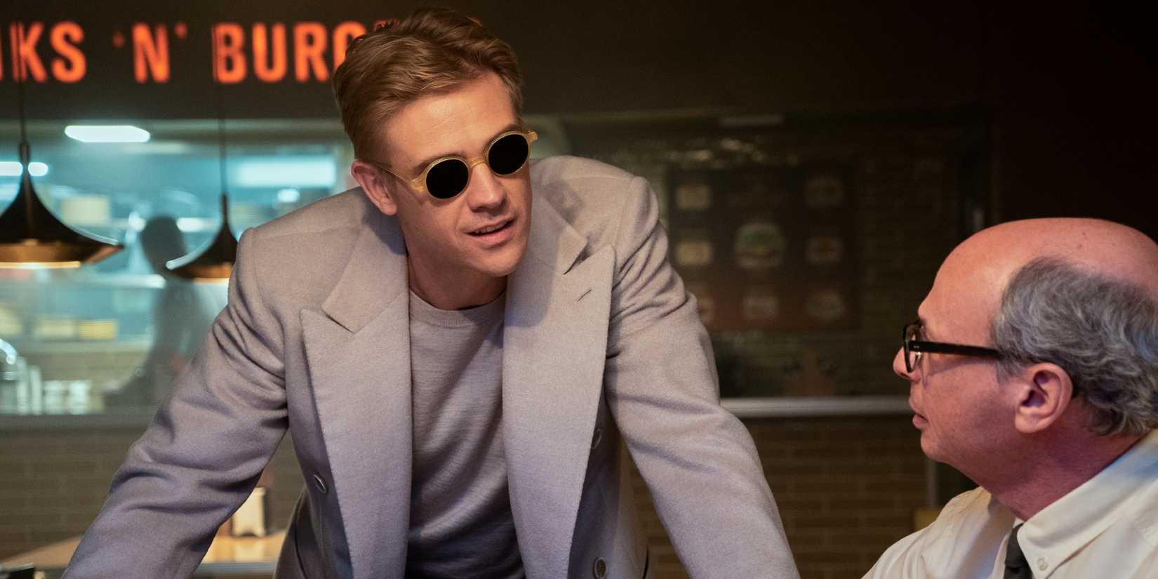 Boyd Holbrook and Kerry Shale in The Sandman