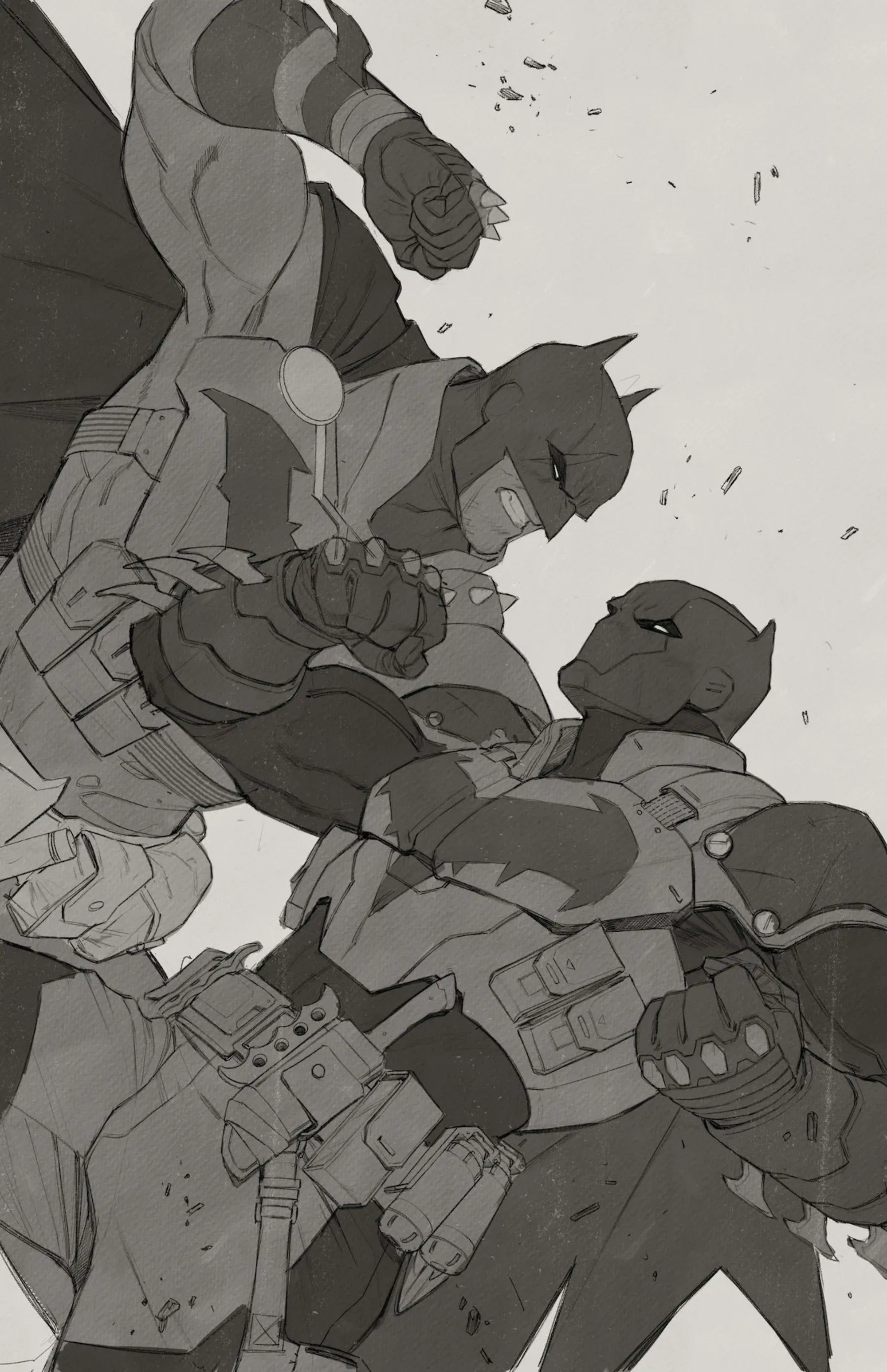 Bruce Wayne vs Red Hood Batman