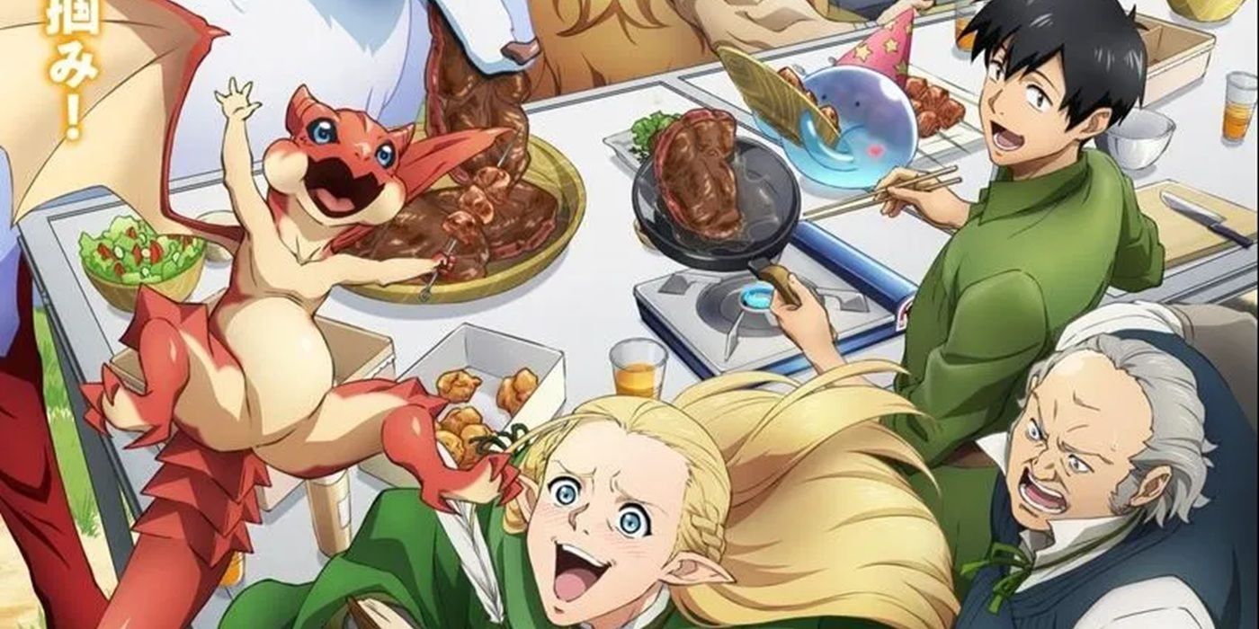 Campfire cooking in another world new key visual
