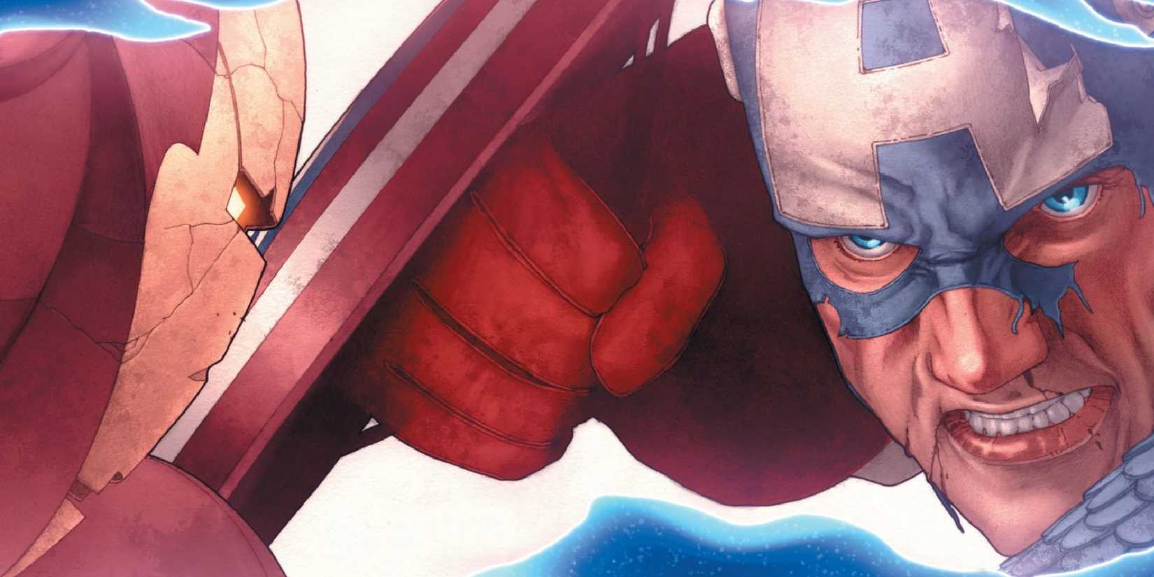 CAPTAIN AMERICA VS IRON MAN IN AVENGERS CIVIL WAR