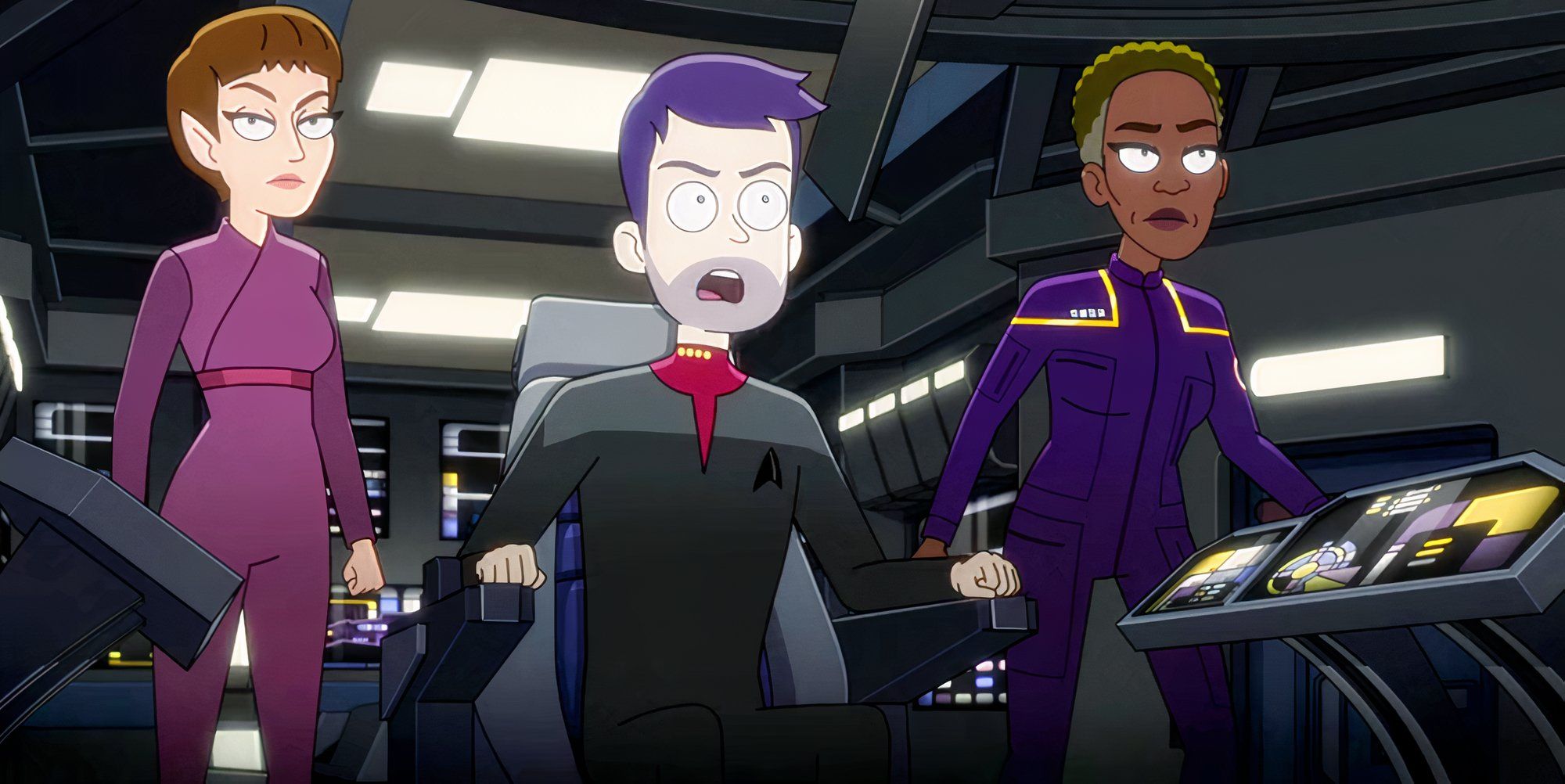 William Boimler T'Pol e Lily Sloane in Star Trek Lower Decks