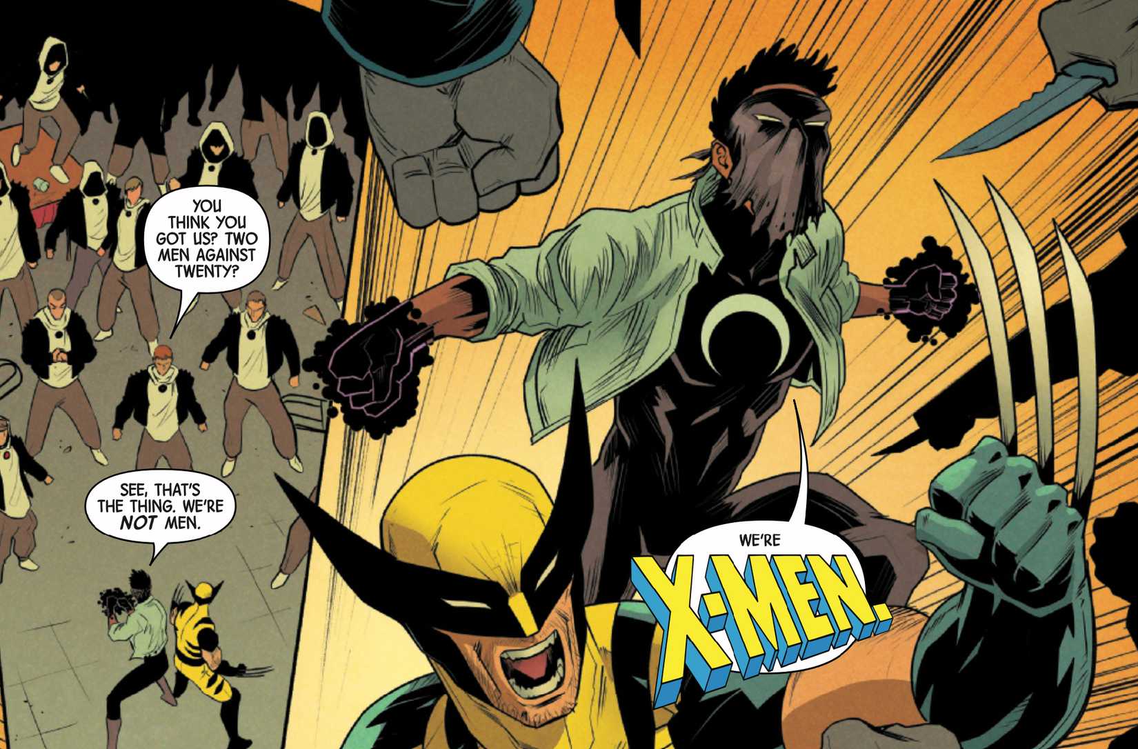 Uncanny X-Men #20 by Simone and Vecchio - Ransom and Wolverine leap into action as X-Men