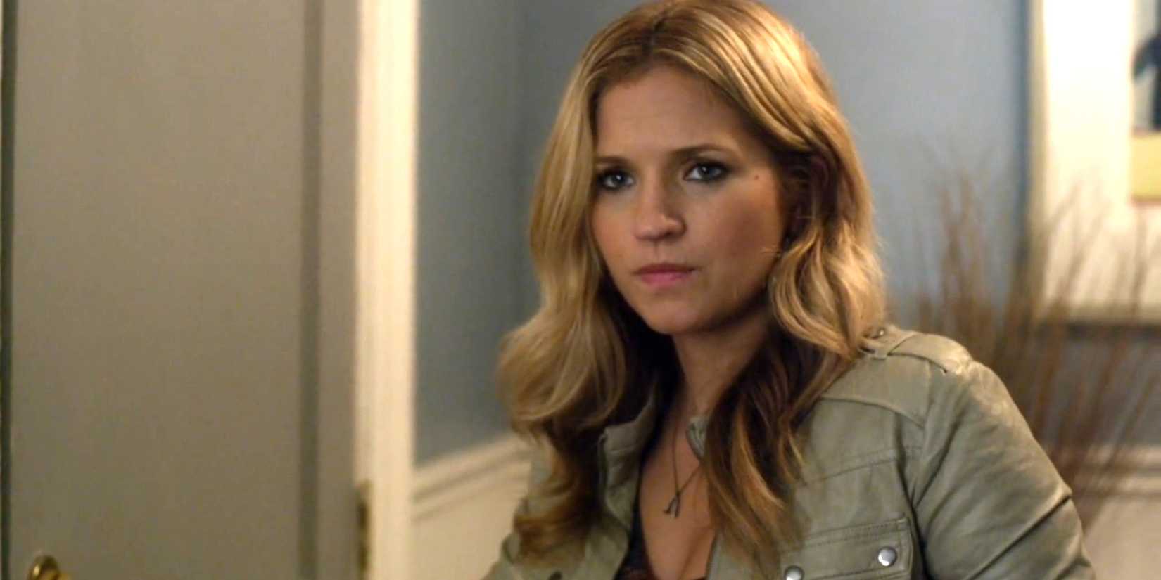 Charlotte Drake (Vanessa Ray) looking serious on Pretty Little Liars