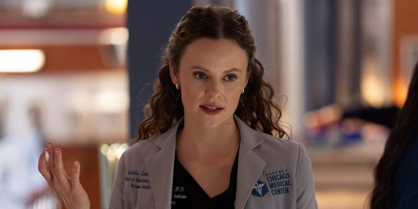 Sarah Ramos as Caitlin Lenox in Chicago Med