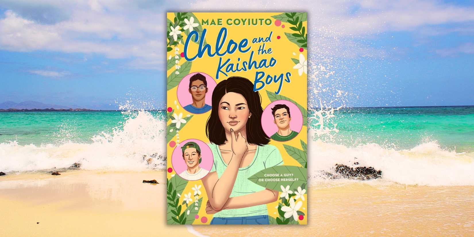 The Chloe And The Kaishao Boys book cover over waves on the beach
