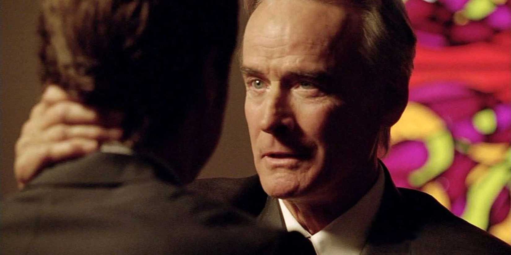 Christian Shephard embracing Jack Shephard in Lost