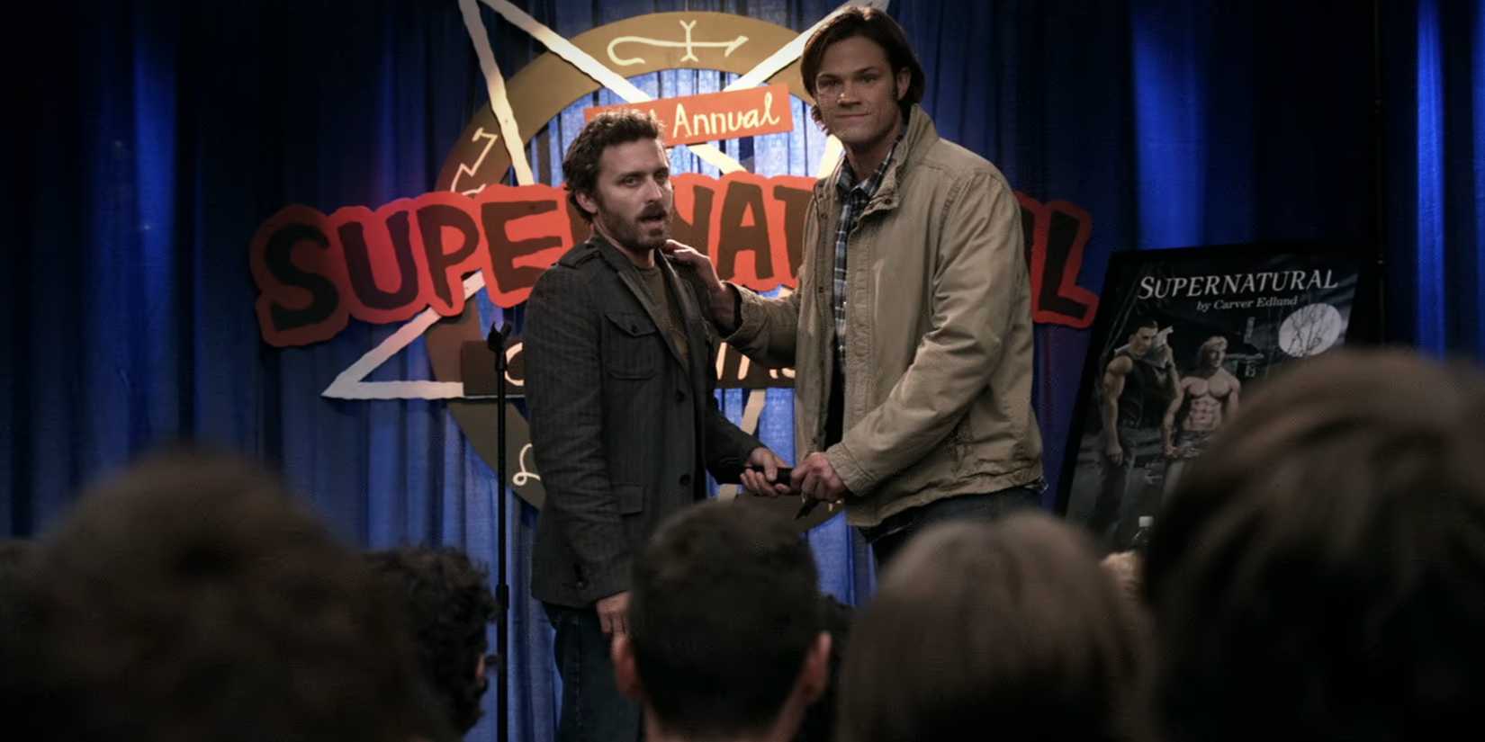 Chuck and Sam Winchester at the Supernatural Convention in The Real Ghostbusters