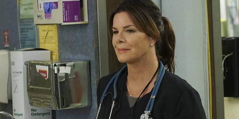 Marcia Gay Harden smiling in Code Black