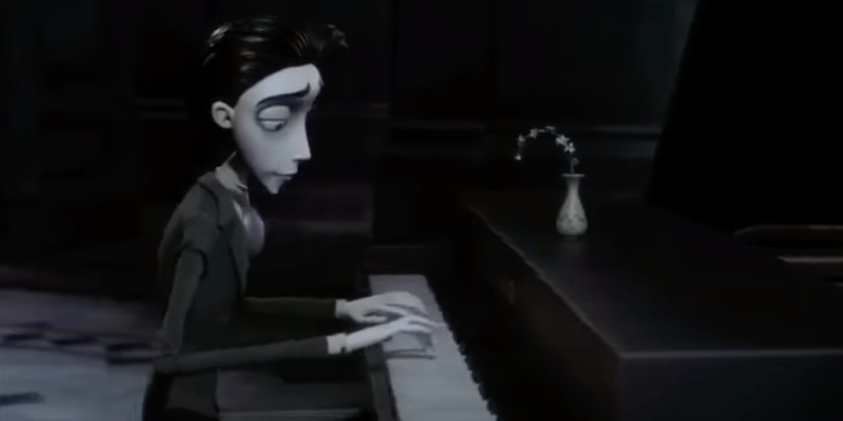 Corpse Bride piano solo scene