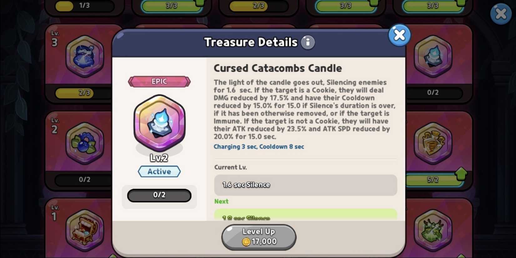 Cursed Catacombs Candle Treasure From Cookie Run Kingdom