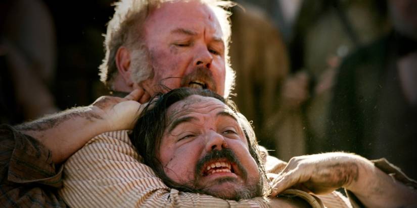 Dan e o Capitão Turner lutam até a morte em Deadwood