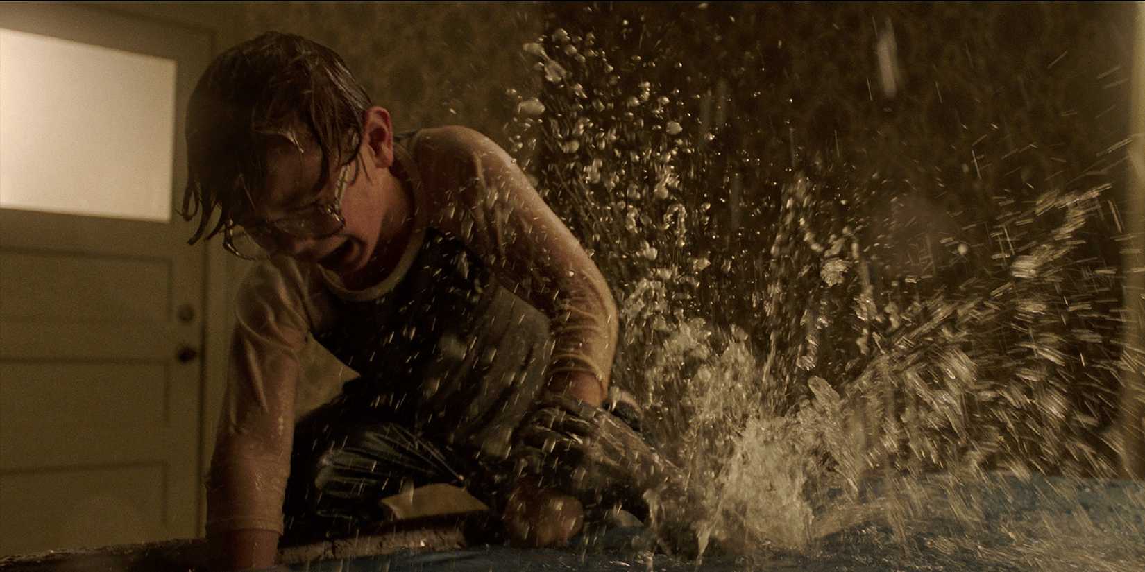 David's waterbed scene with the lost demon in The Conjuring The Devil Made Me Do It-1