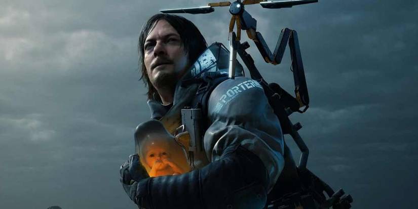 Norman Reedus looking over the horizon in Death Stranding