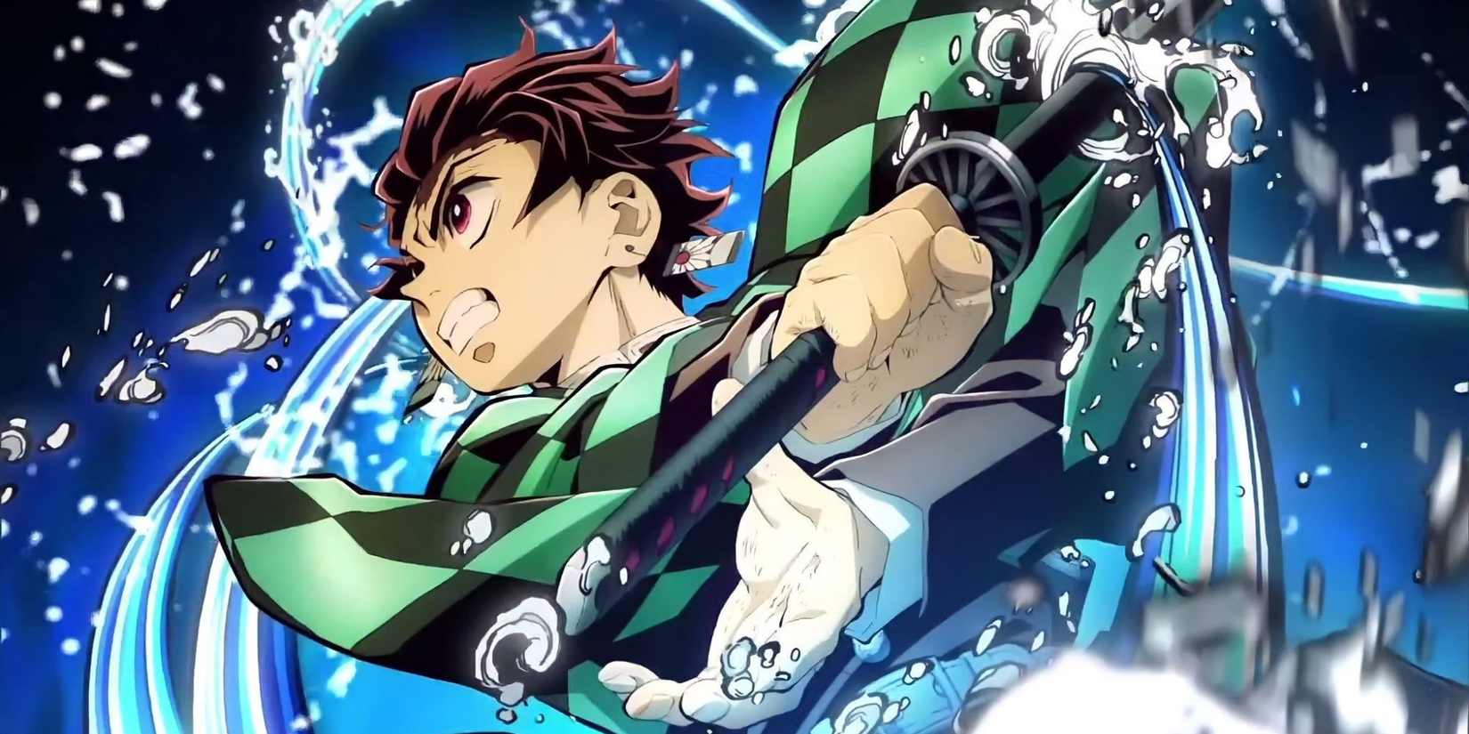 Demon Slayer anime featured image - Tanjiro water breathing