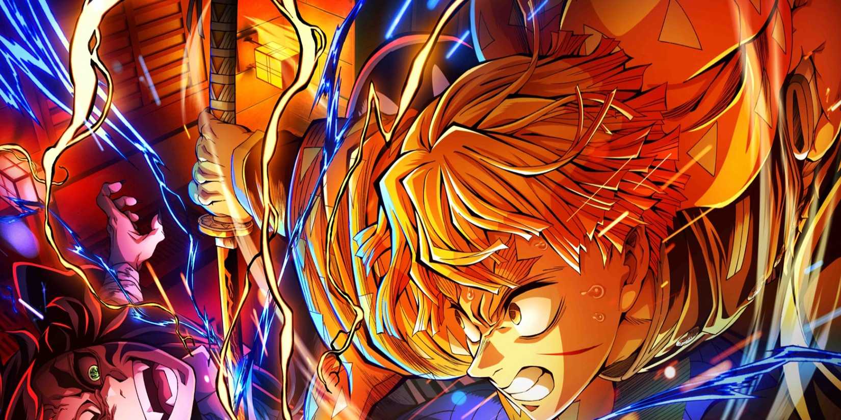 Key visual for Infinity Castle featuring Zenitsu