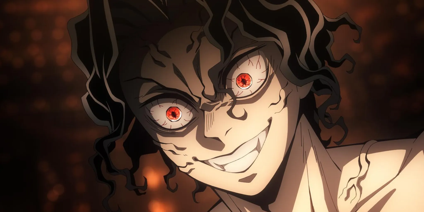 Slayer Demônio Kimetsu No Yaiba Infinity Castle - Muzan Kutibutsuji parecendo mal e animado