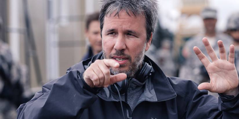 Denis Villeneuve directing on set