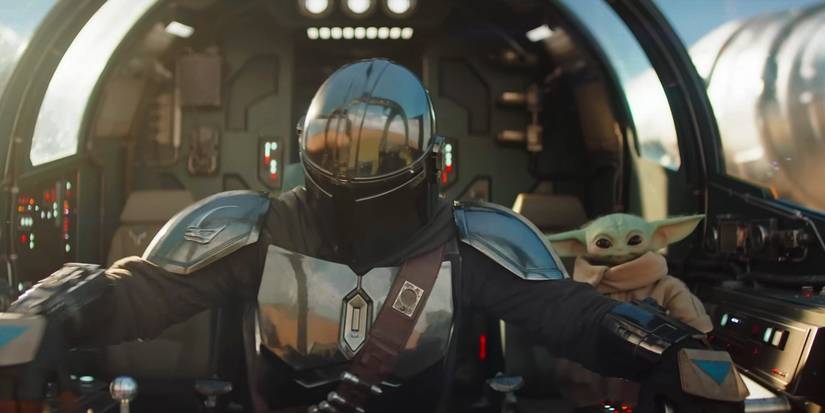 Din Djarin and Grogu in The Mandalorian and Grogu trailer