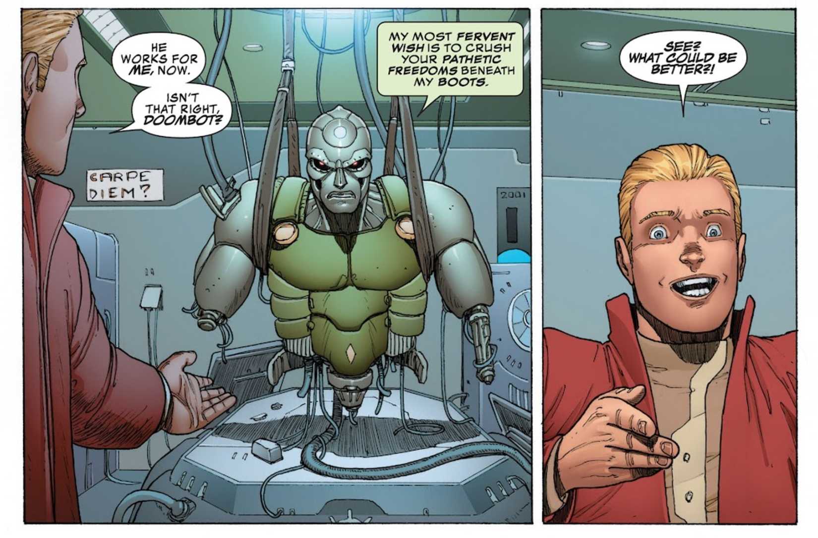 doombot being sassy in avengers ai