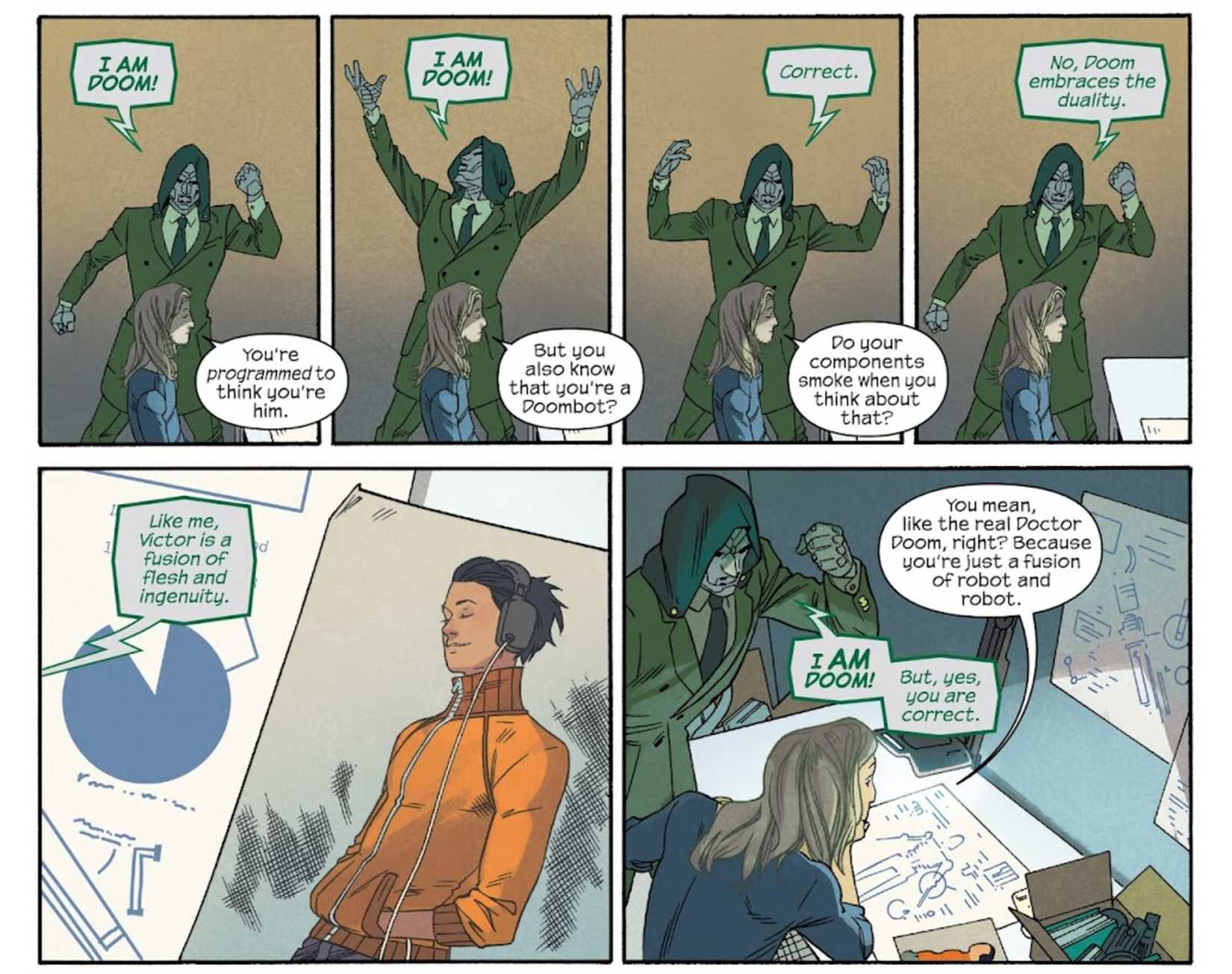 doombot ranting in runaways