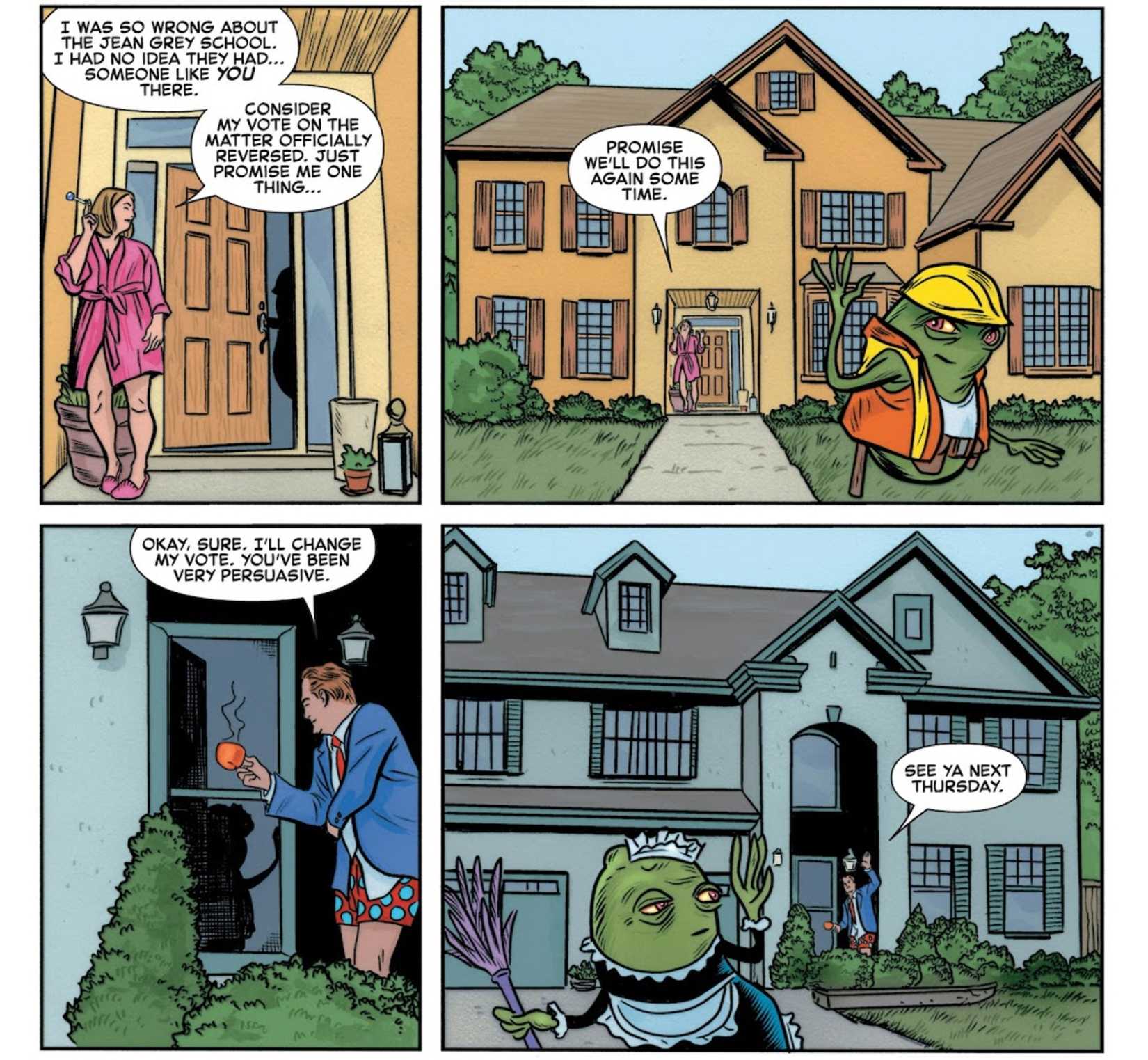 doop protecting x-men's jean grey school