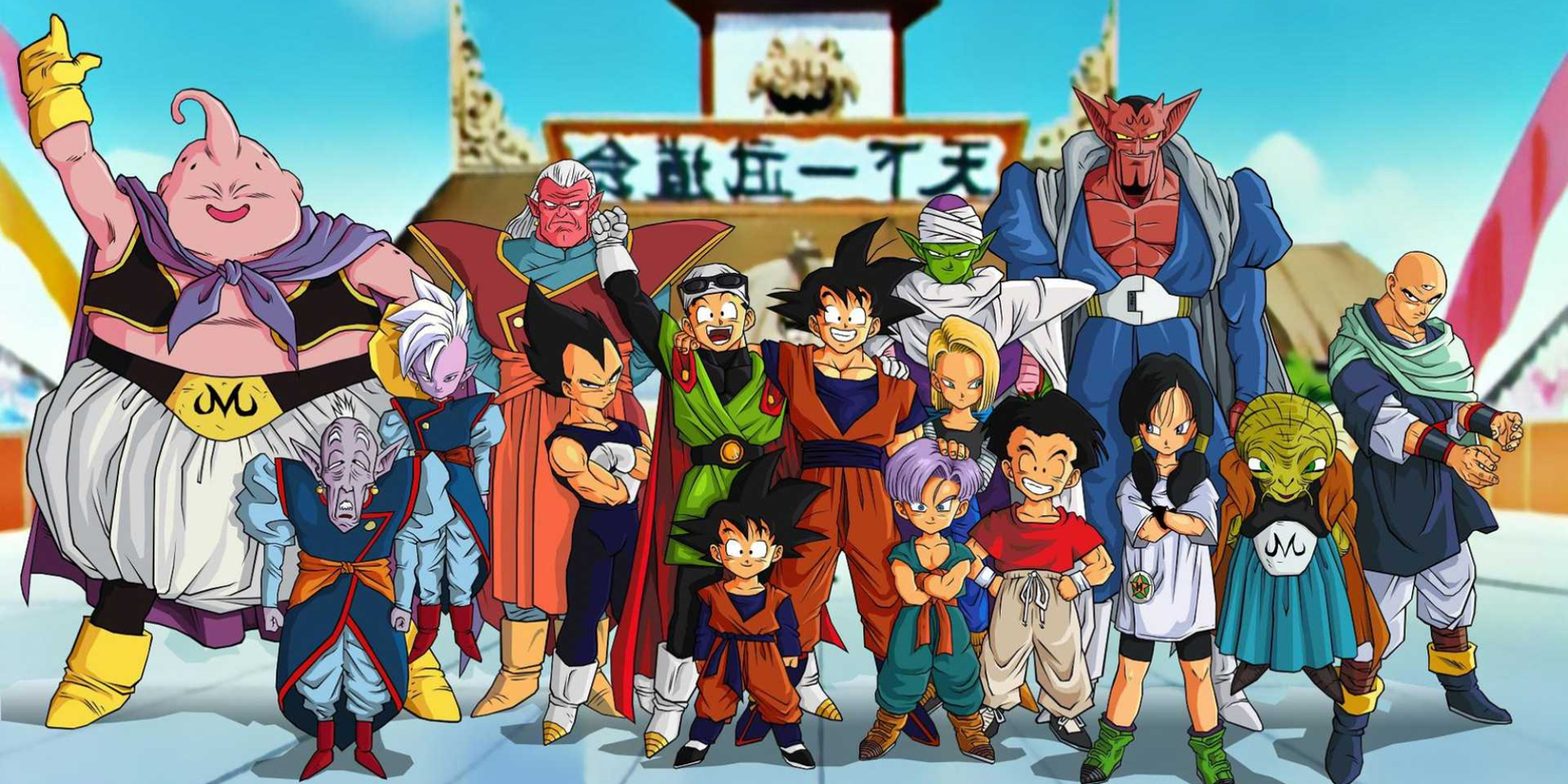Dragon Ball featured image - Dragon Ball cast of characters including Goku