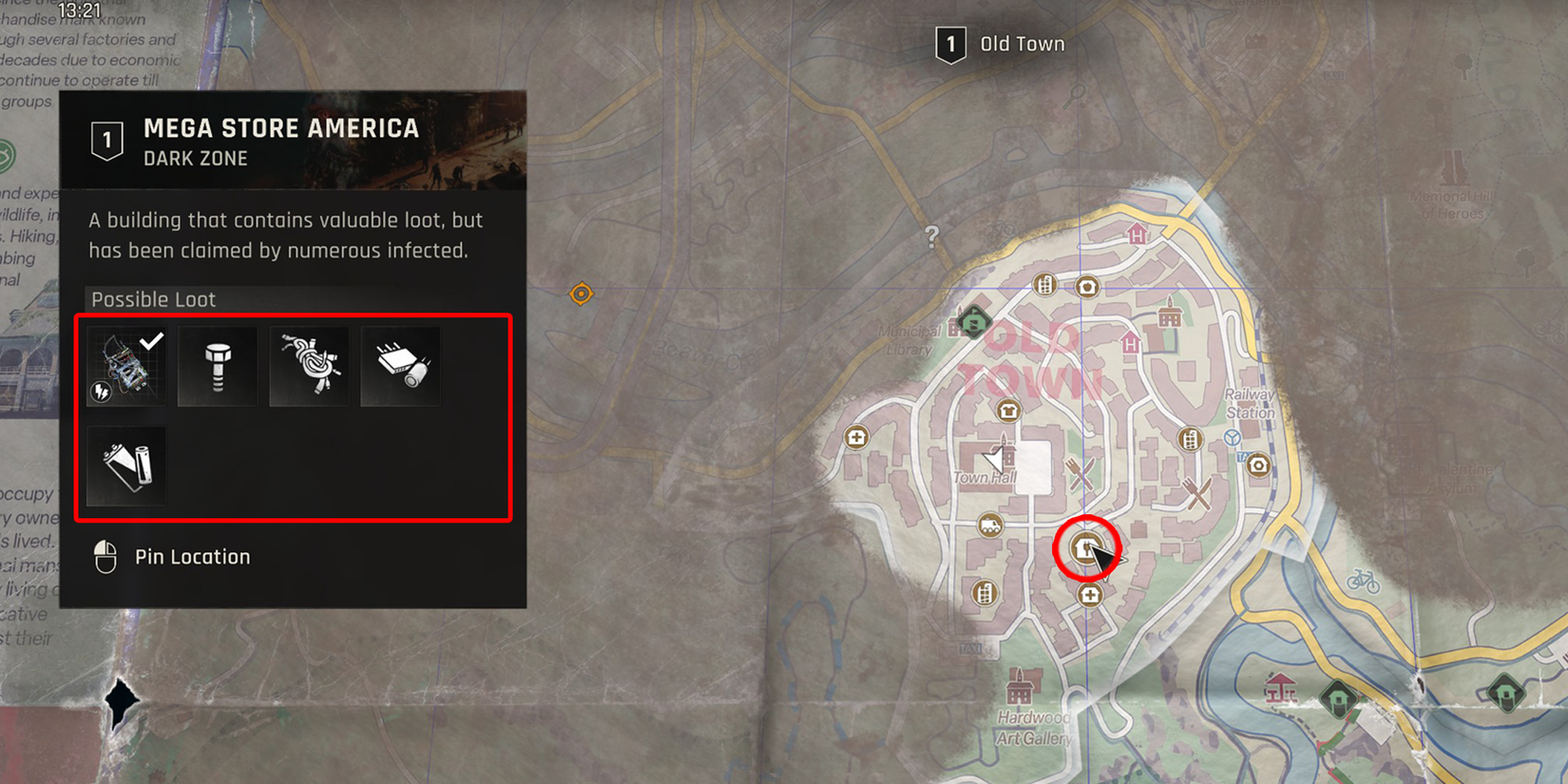 Dying Light The Beast Electrical Store location