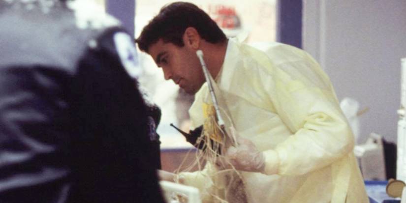 Doug Ross (George Clooney) in the ER on ER