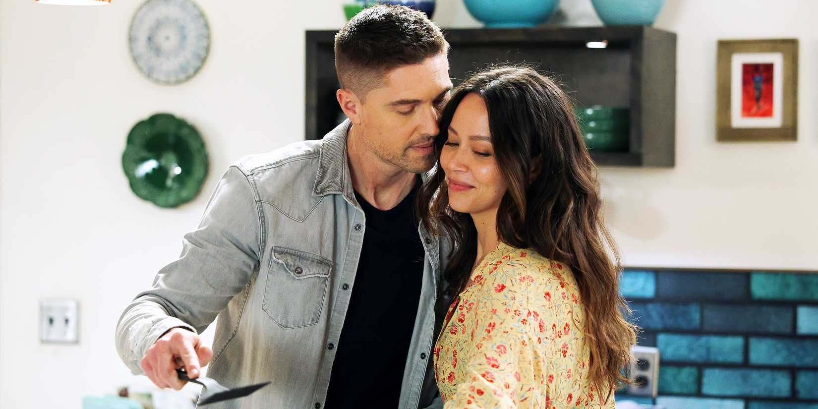 Eric Winter as Tim Bradford and Melissa O'Neil as Lucy Chen in The Rookie season 5, episode 20