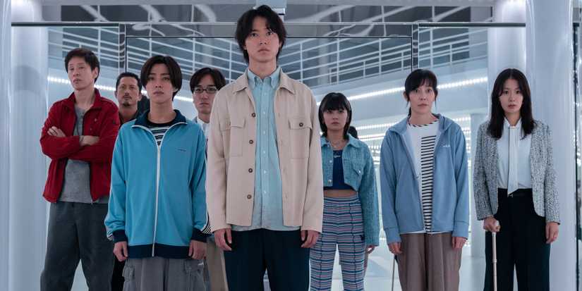 Arisu e altri personaggi principali in Alice in Borderland stagione 3