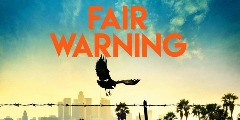 The cover of Michael Connelly's Fair Warning shows a bird flying above barbed wire.