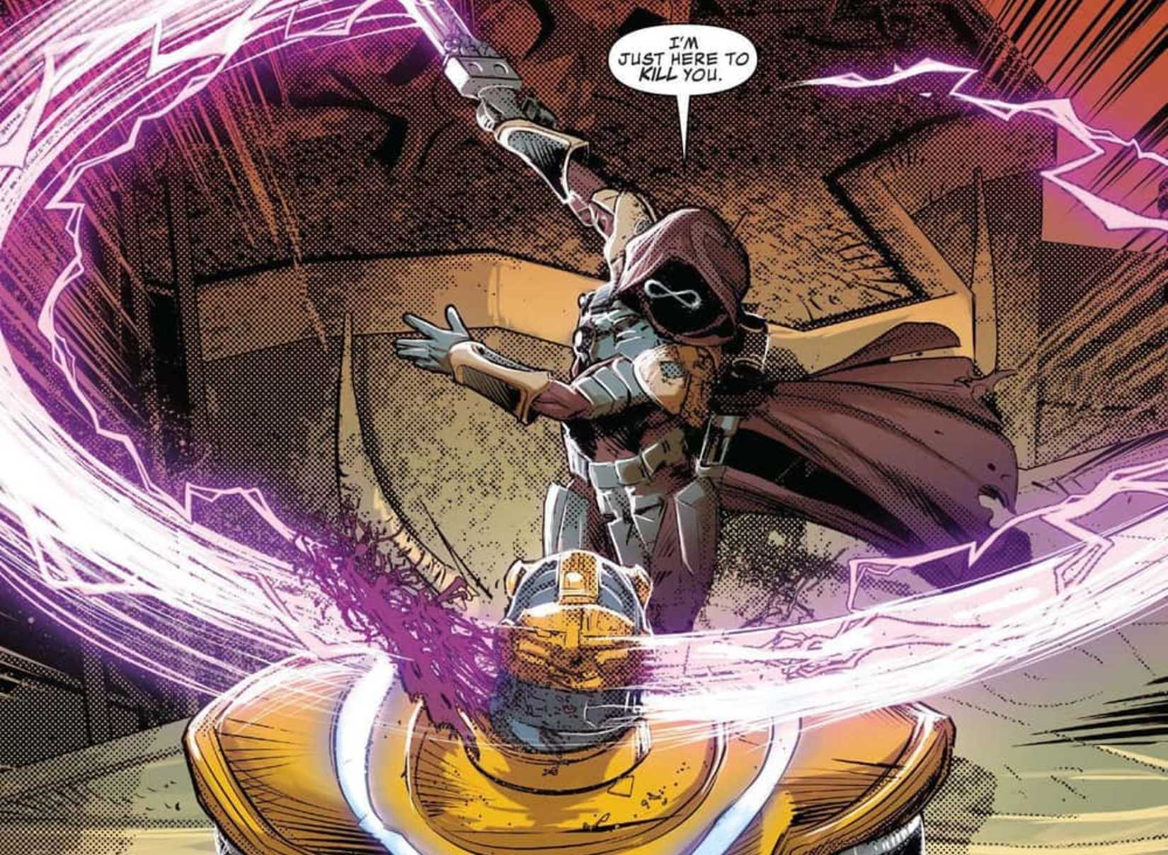 GAMORA BEATS THANOS