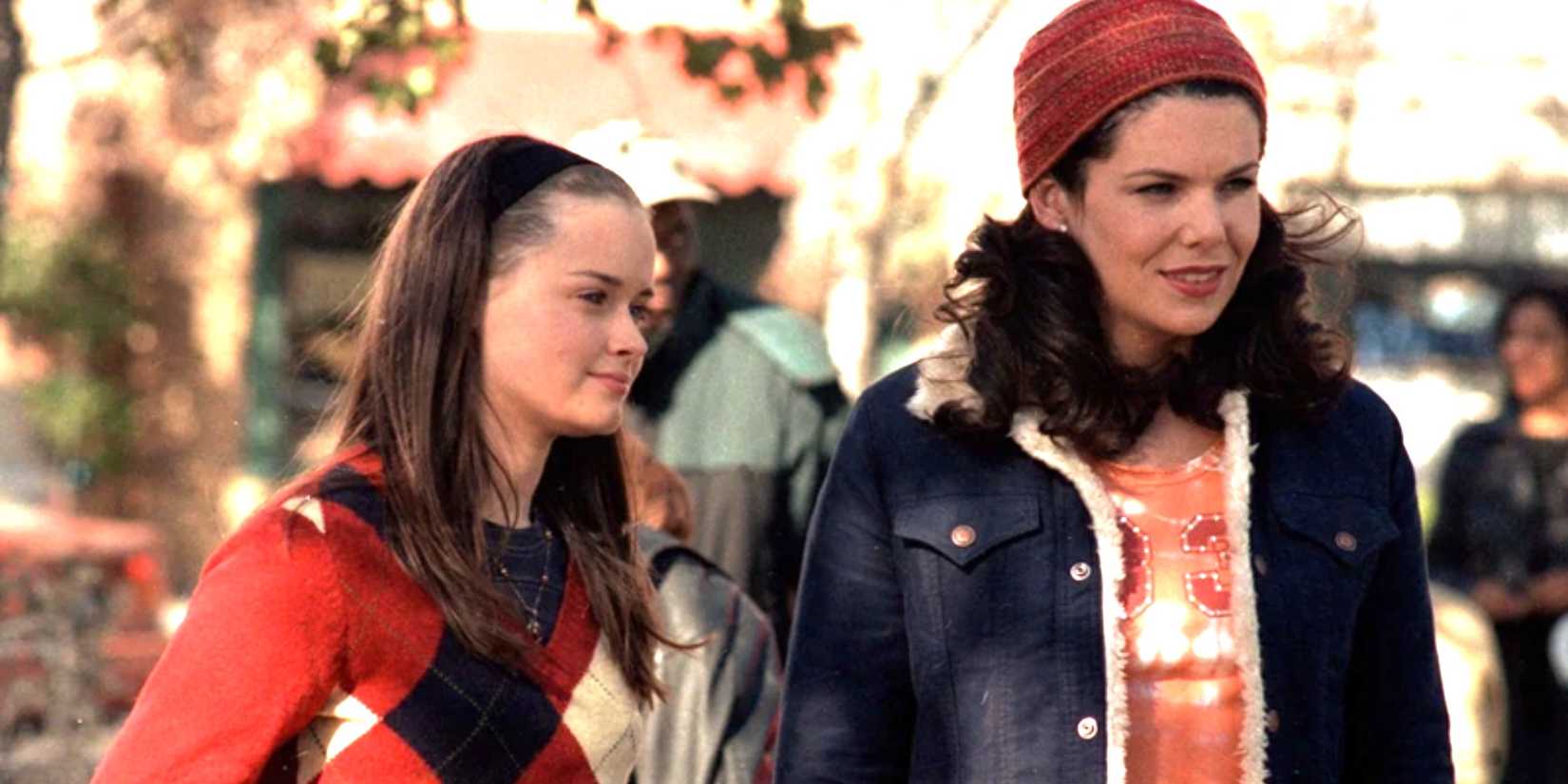 Rory (Alexis Bledel) and Lorelai (Lauren Graham) on Gilmore Girls