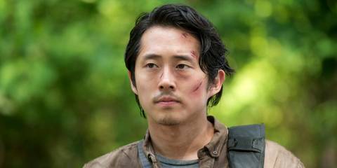 Steven Yeun as Glenn in The Walking Dead