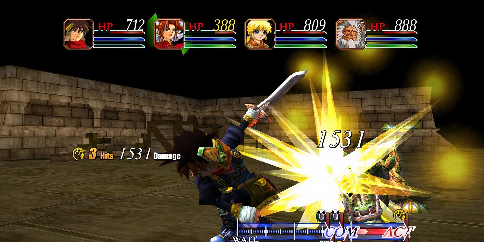 Grandia 2 Combat