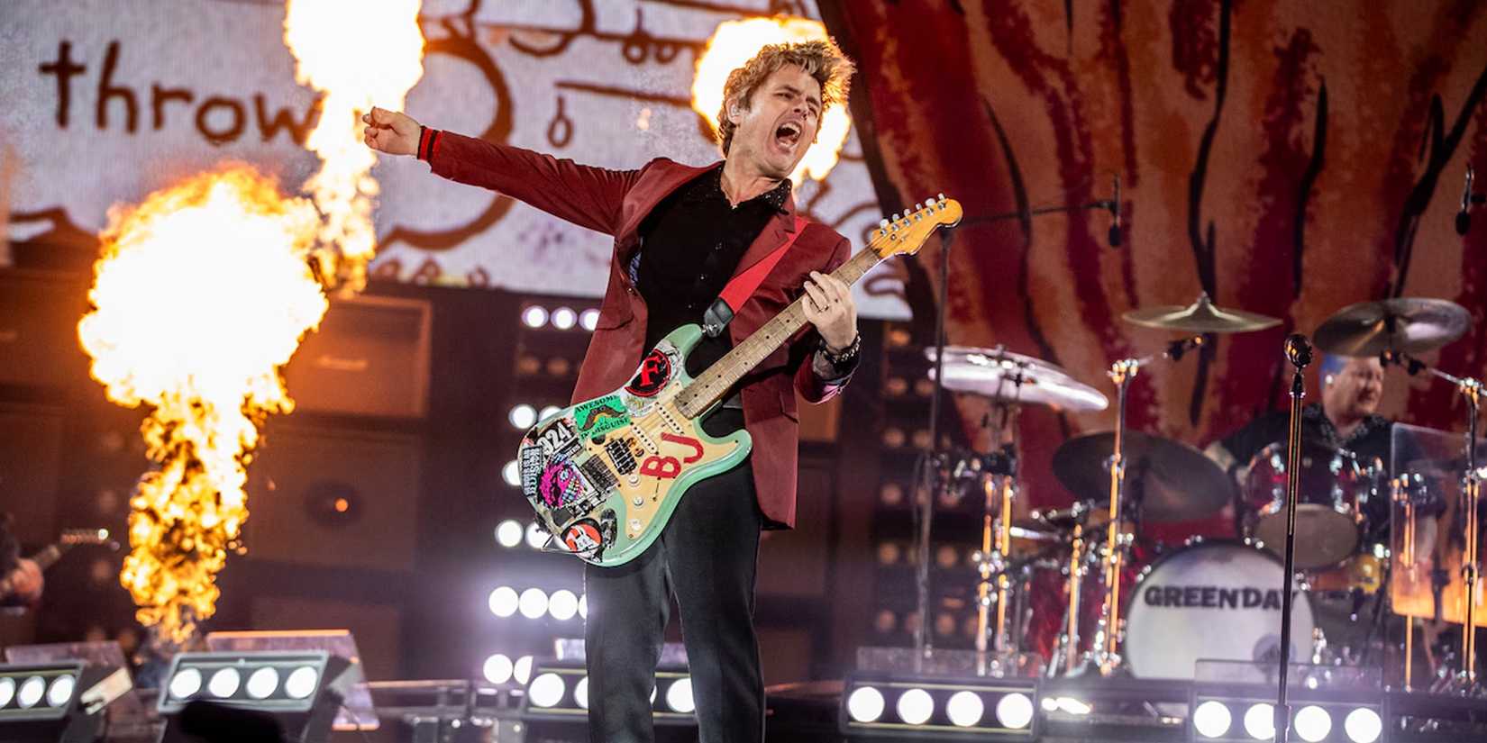 Green day with fire