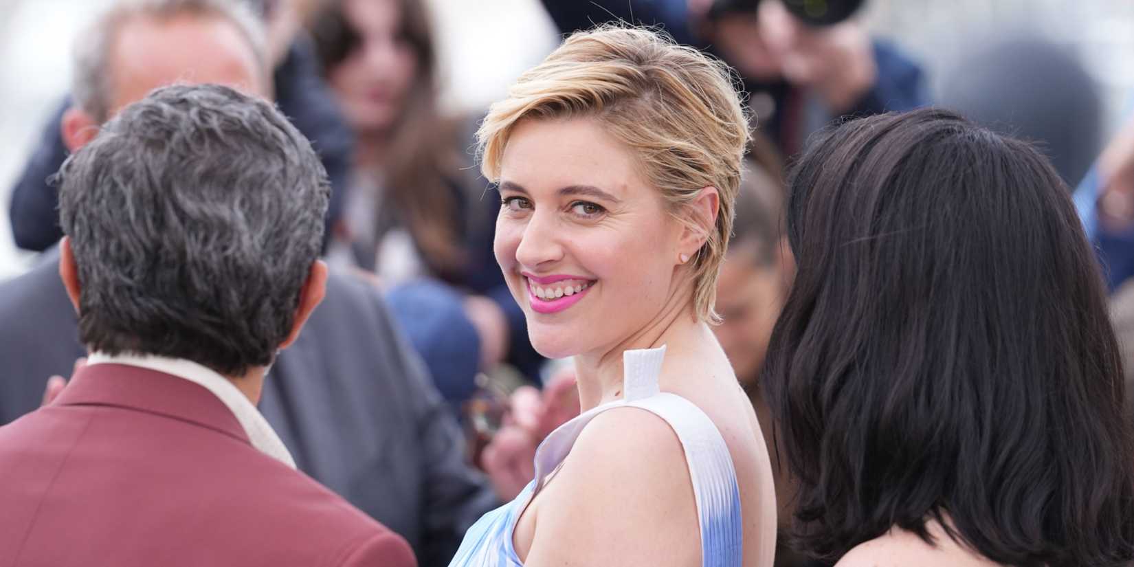 greta gerwig red carpet