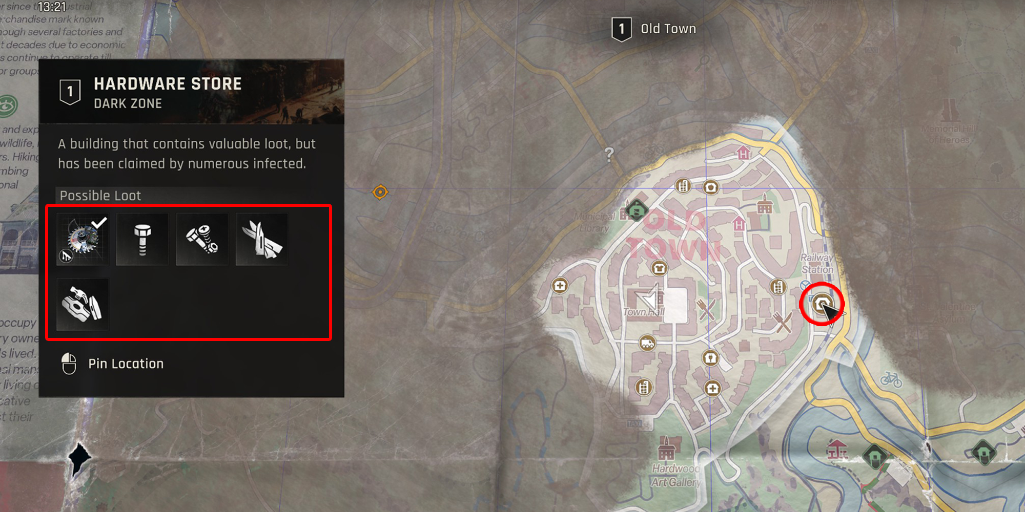 Mappa del ferramenta in Dying Light The Beast