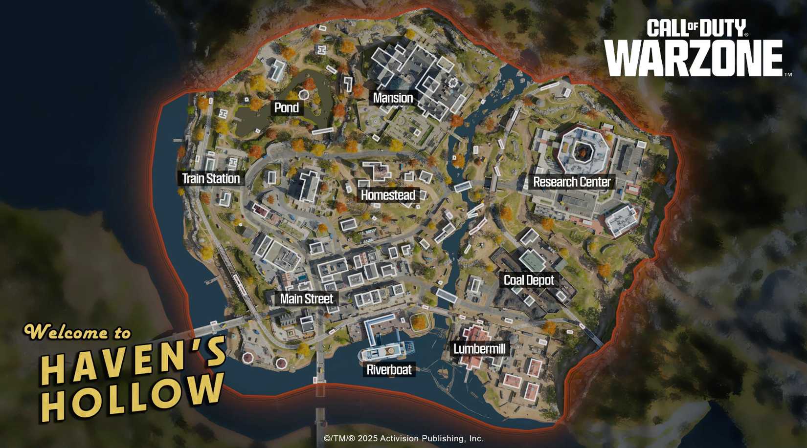 Havens Holly Tac Map Overview Points of Interest