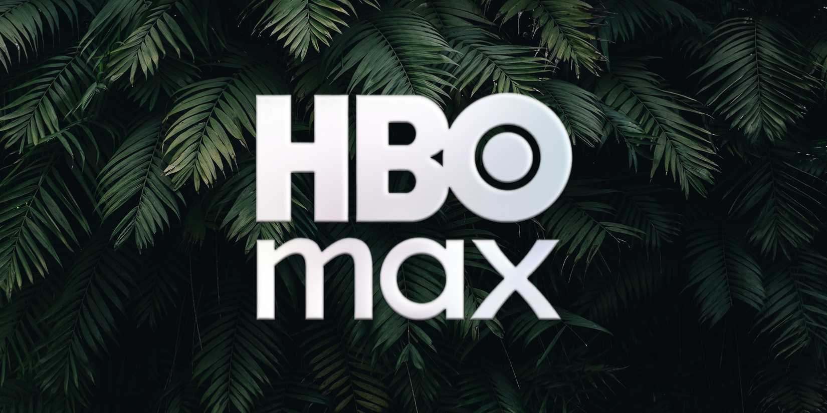 HBO Max logo tropical leaves