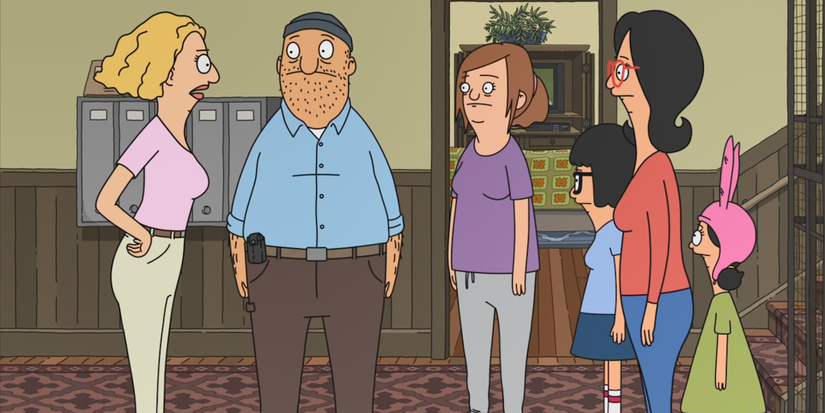 Helen screams at Bob's burger with Teddy, Kathleen, Linda, Tina and Louise