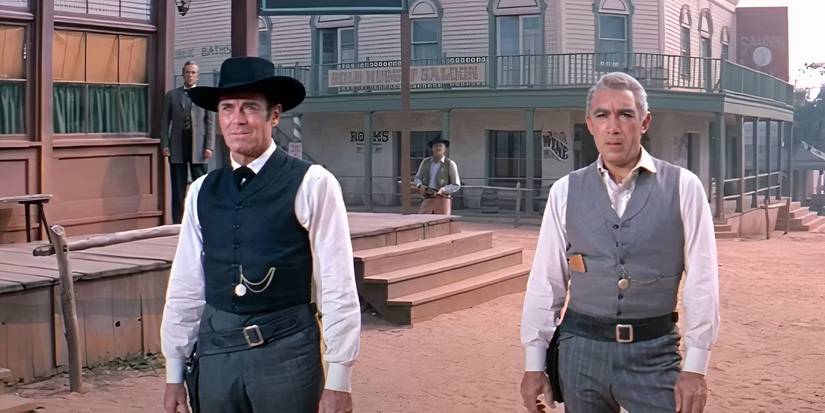 Henry Fonda and Anthony Quinn in Warlock
