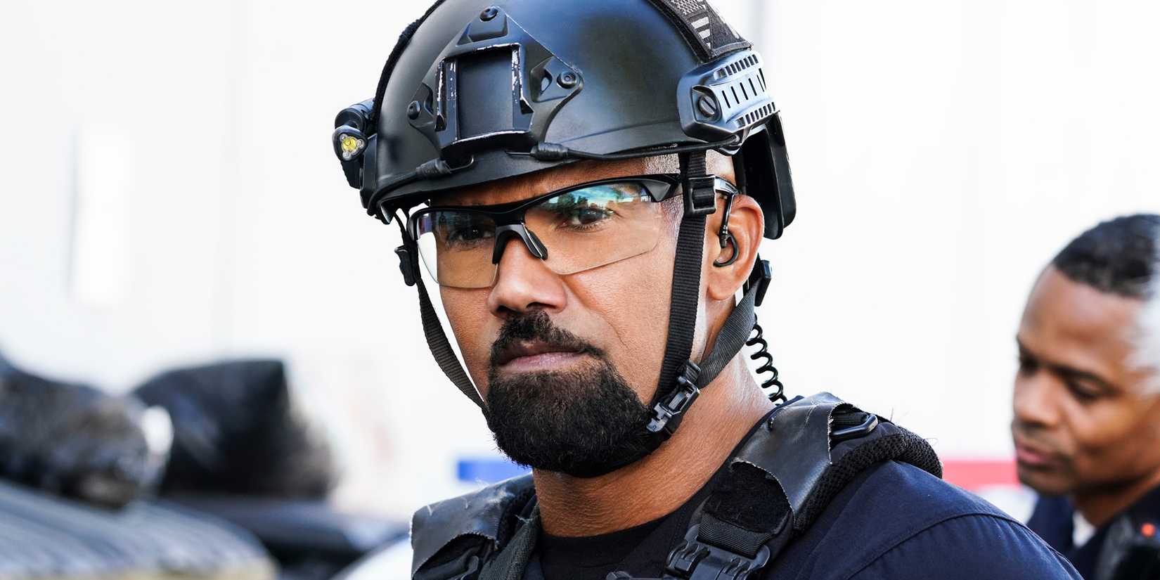 Hondo in his gear for an episode of SWAT