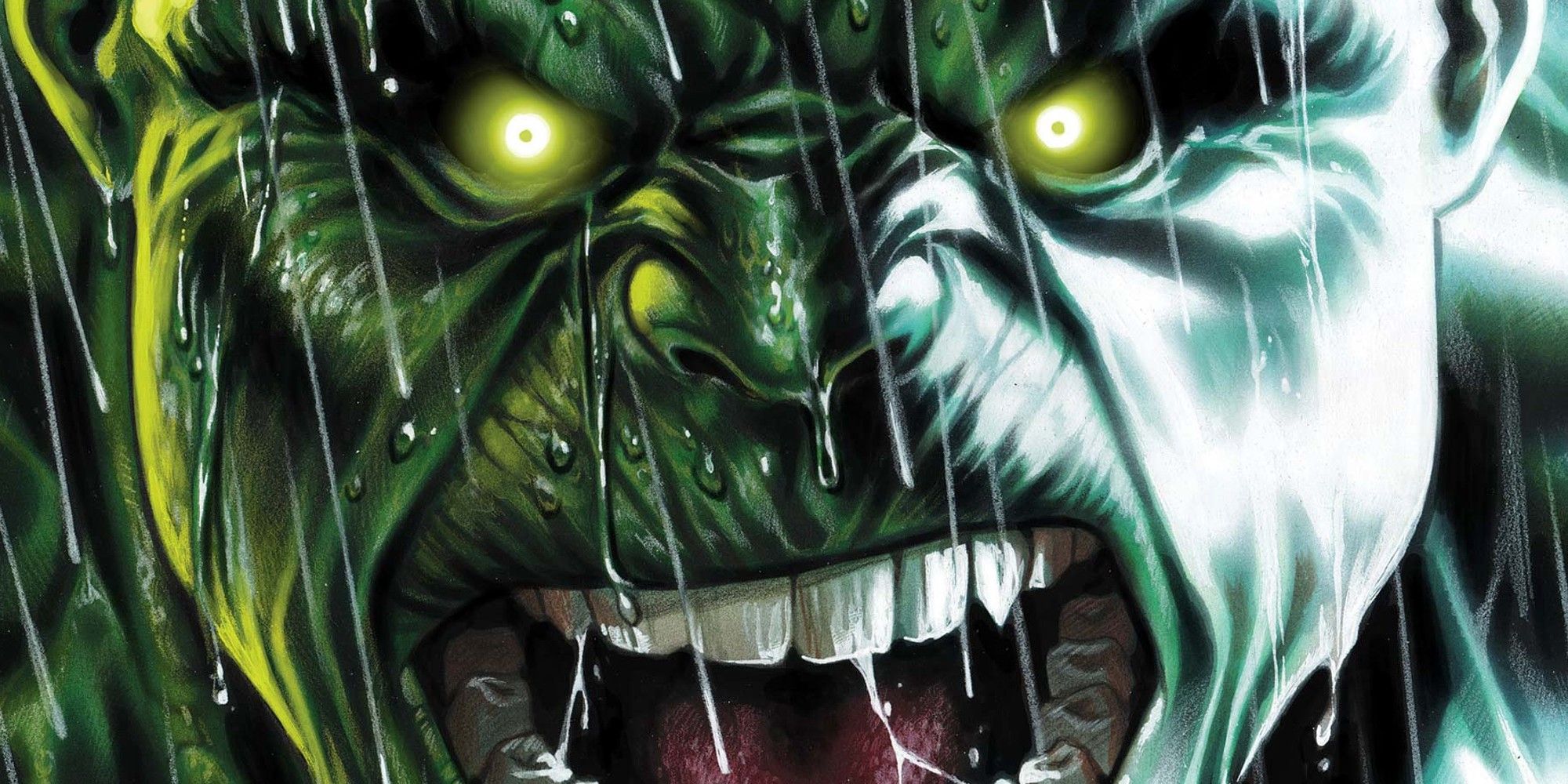 Hulk ruggisce durante la battaglia