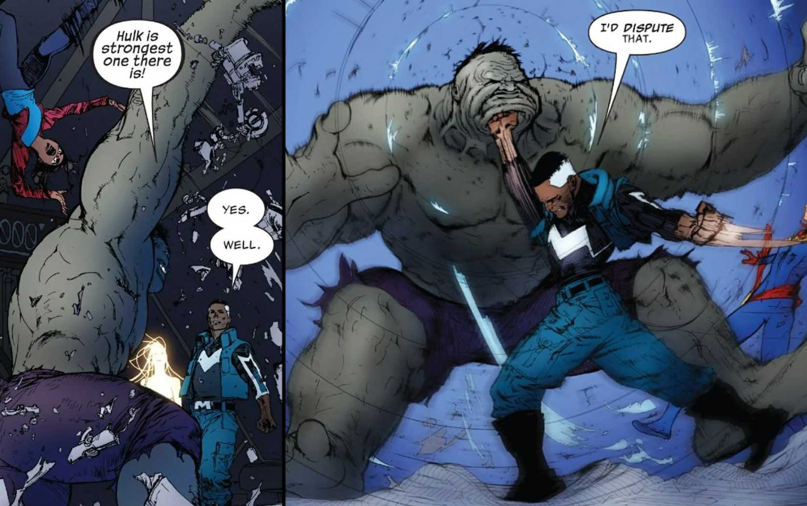 hulk vs the blue marvel