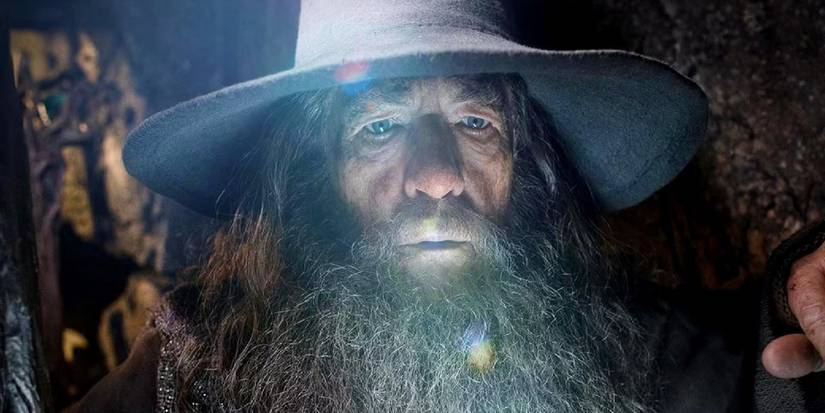 Ian McKellen como Gandalf em O Senhor dos Anéis