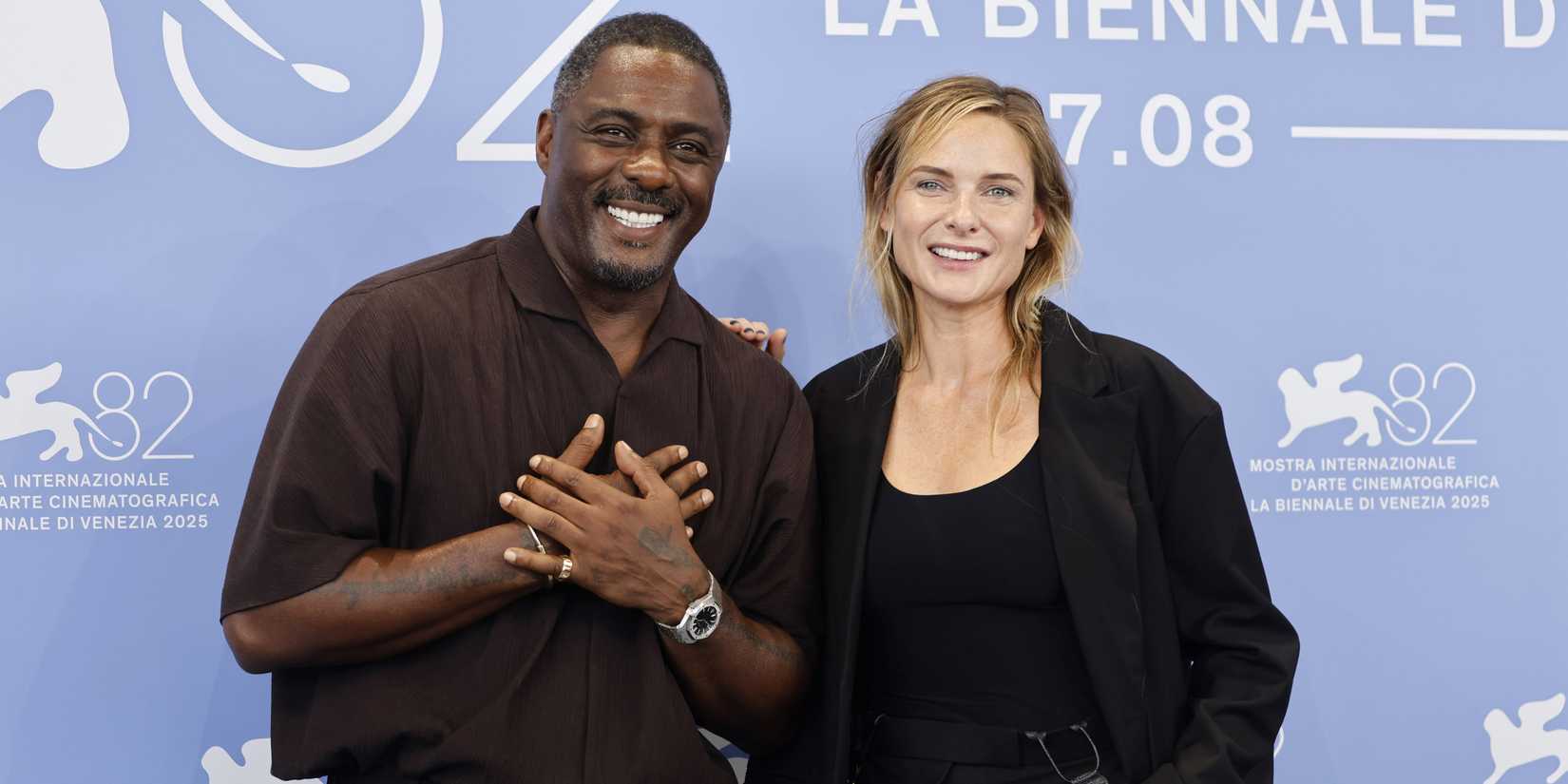 Idris Elba and Rebecca Ferguson at Venice International Film Festival